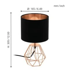 EGLO Lampe Carlton -Lumea Boutique 1000111285 210610 06201200083 DETAILS P000000001000111285