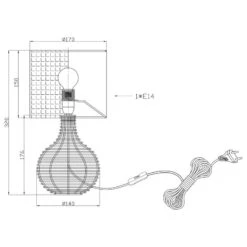 Lampe Rauma III 17 Lampe Rauma III -Lumea Boutique 1000256915 211217 1147090000506 SKETCH DETAILS P000000001000256915 sketch
