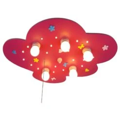 Lampe Enfant Nuage Rouge II