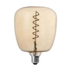 Ampoule Carrée LED Ambré 14 Cm Lot De 2