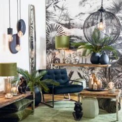 Abat-jour Velours - Vert Olive -Lumea Boutique 332ff8ac67f542cc884542ac7f2c708e