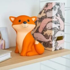 Veilleuse à LED César Le Renard Orange -Lumea Boutique 7943cda3e749438aaea41da19e467cde