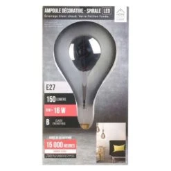 Ampoule LED Spirale Irisé 28 Cm -Lumea Boutique 8bbfcde1f66946189a3e3b81088ea5da