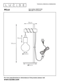 POLA - Lampe De Table -Lumea Boutique d32d4a754167445b8a85cac6a716f1b0