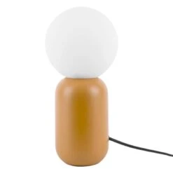 Leitmotiv Lampe à Poser En Métal Jaune